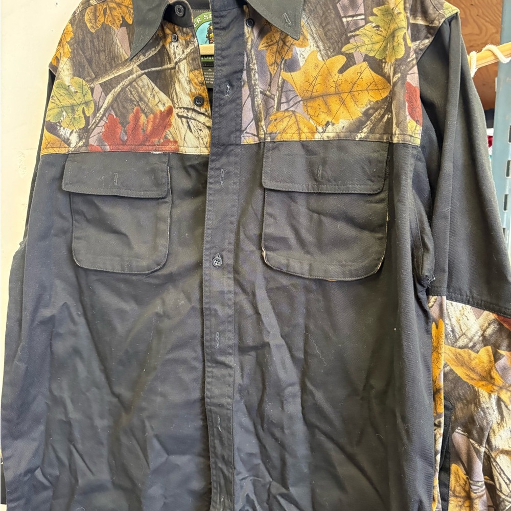 Master Sportsman Black Outdoor Shirt